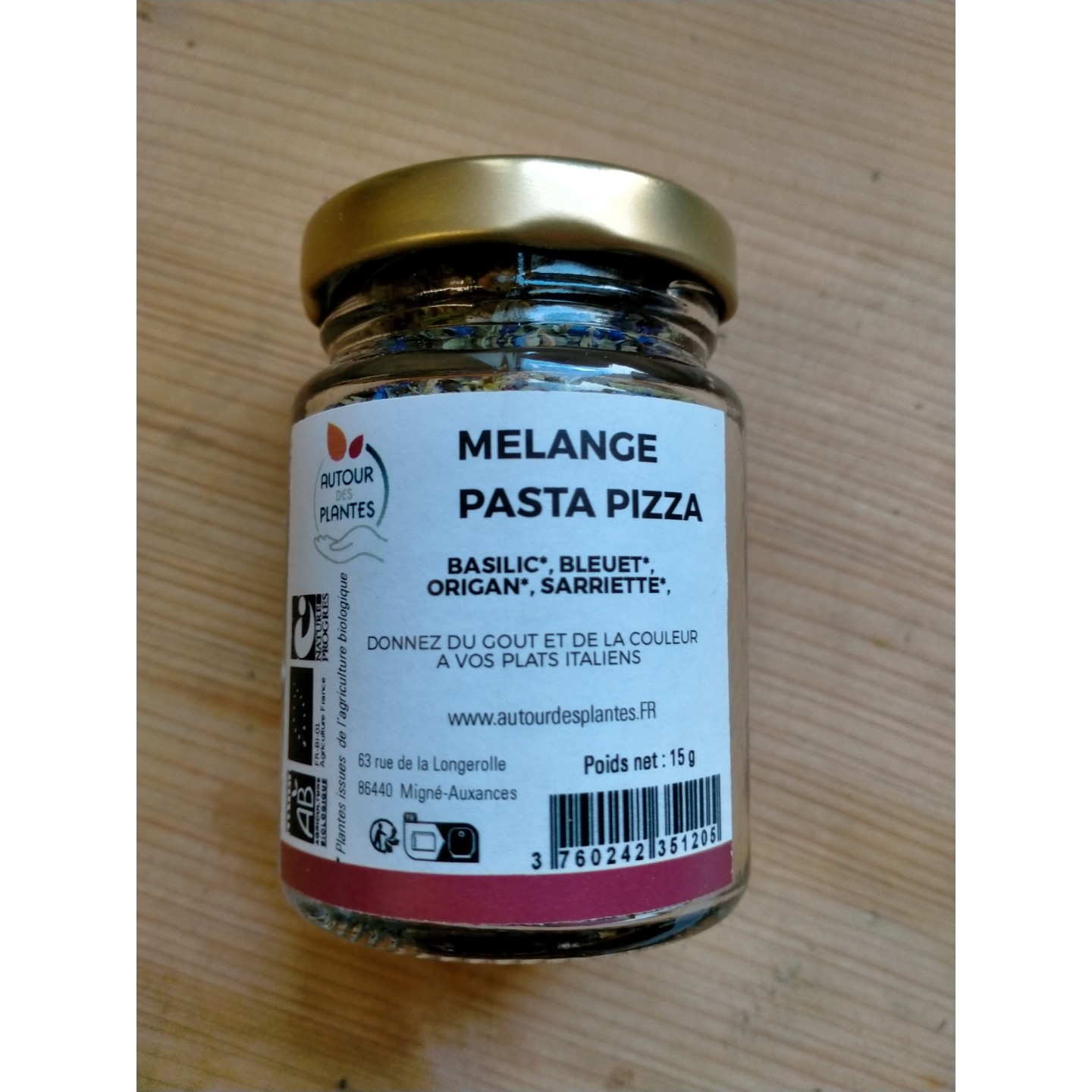 Mélange Pasta-Pizza bio et Nature&Progrès