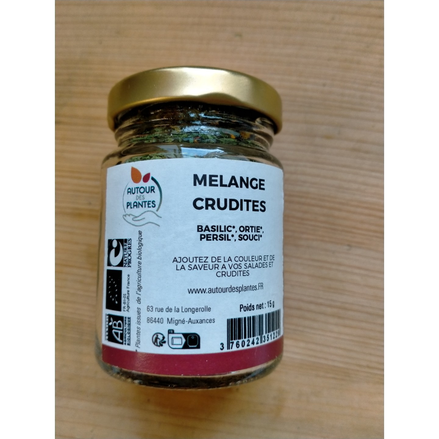 Mélange crudités - Bio et Nature & Progrès