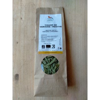 Tisane Verveine / Menthe - AB et Nature & Progrès - 15G