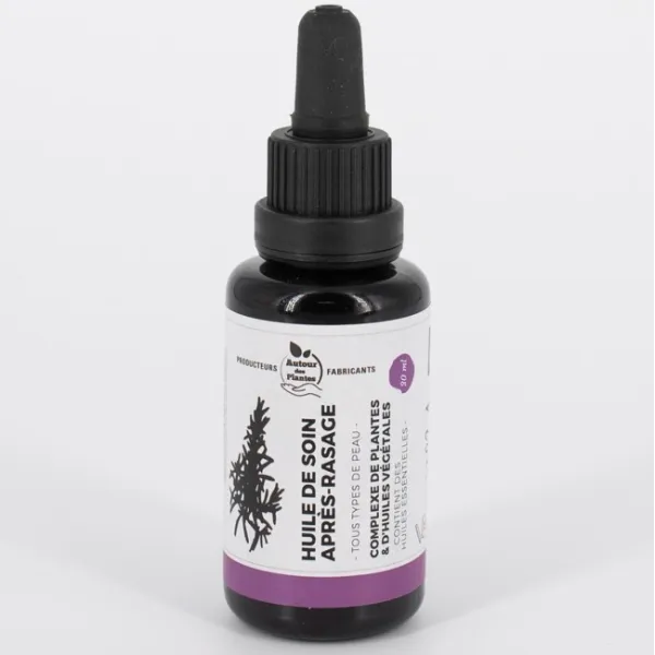 Huile de soin après-rasage
