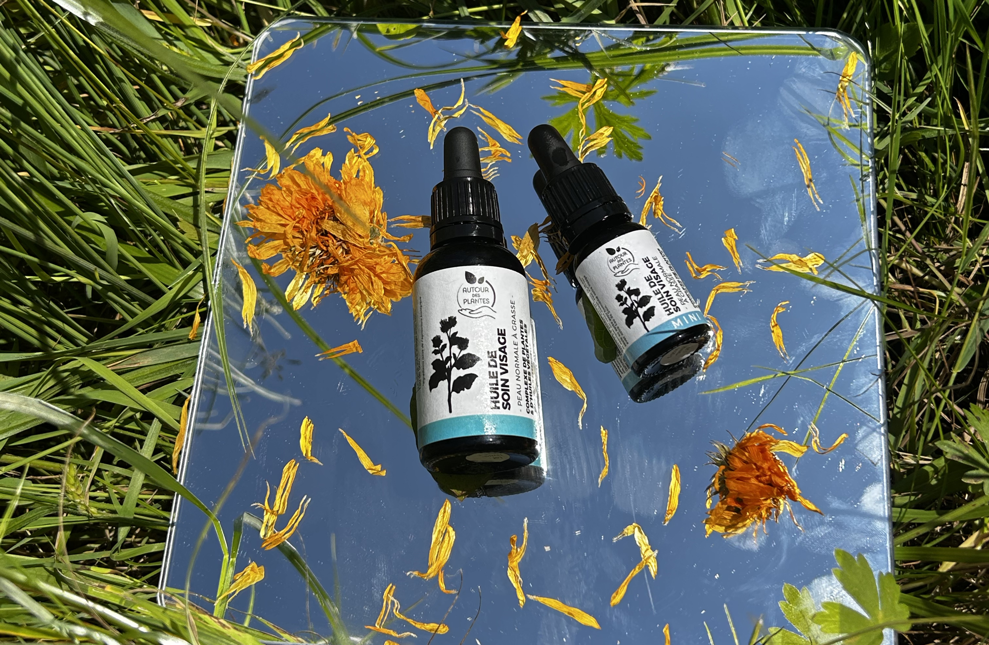 Autour des plantes - soins cosmtiques aux plantes et tisanes - Label AB et  Mention N&P